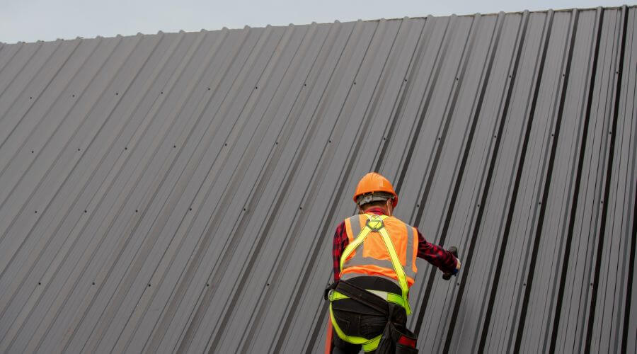 Professional metal roof installation in Clayton, IN